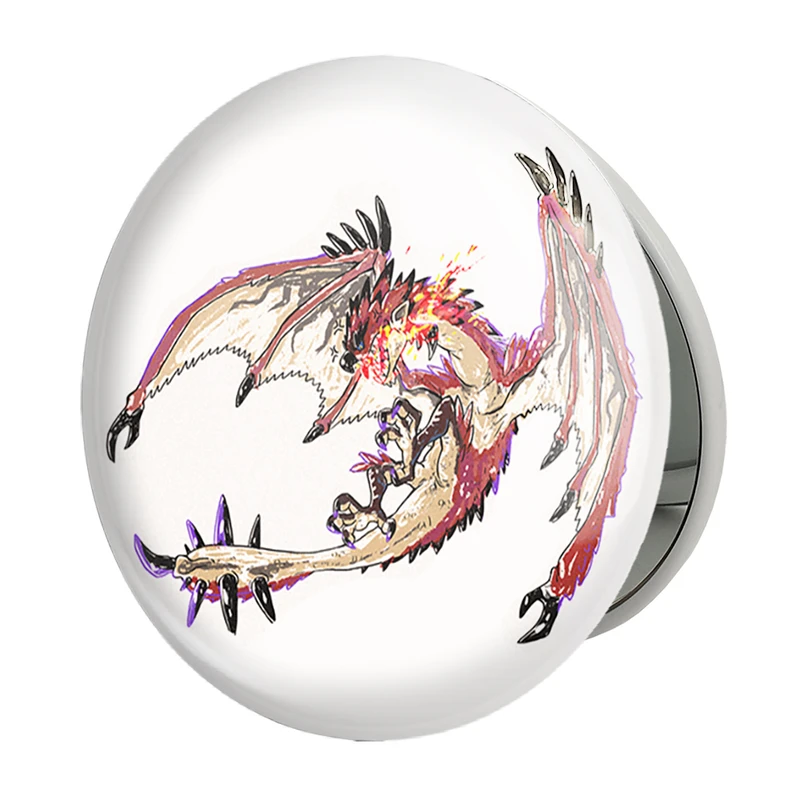 آینه جیبی خندالو طرح بازی شکارچی هیولا (Monster Hunter) مدل تاشو کد 33269