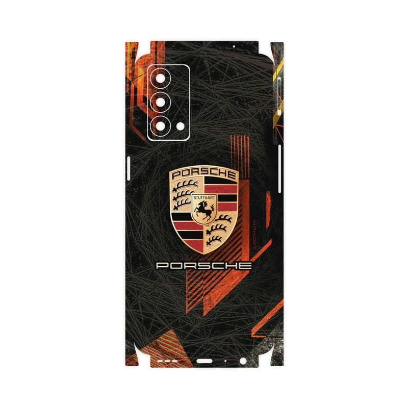 برچسب پوششی ماهوت مدل Porsche-Logo-FullSkin مناسب برای گوشی موبایل ریلمی GT Master