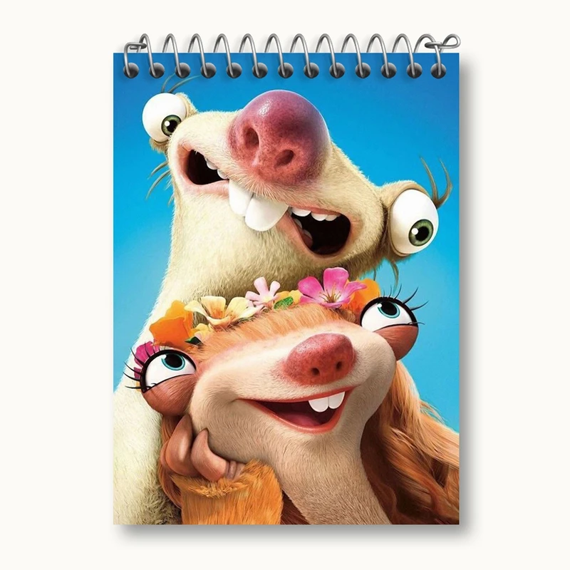 دفتر یادداشت 50 برگ خندالو مدل انیمیشن عصر یخبندان Ice Age کد 1912