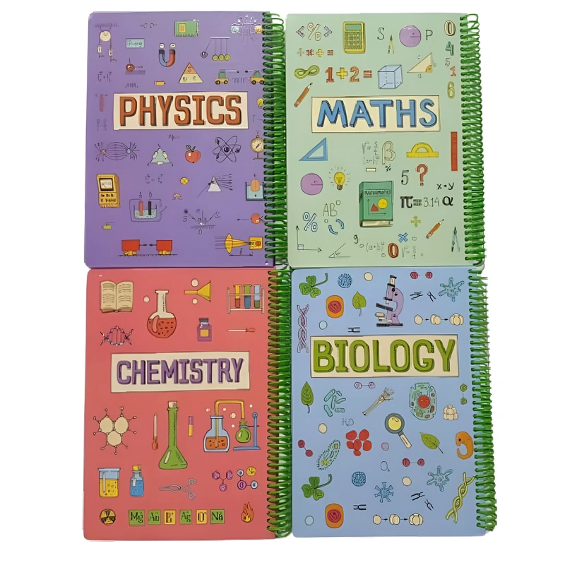 دفتر مشق 100 برگ پودل مدل موضوعی مجموعه 4 عددی