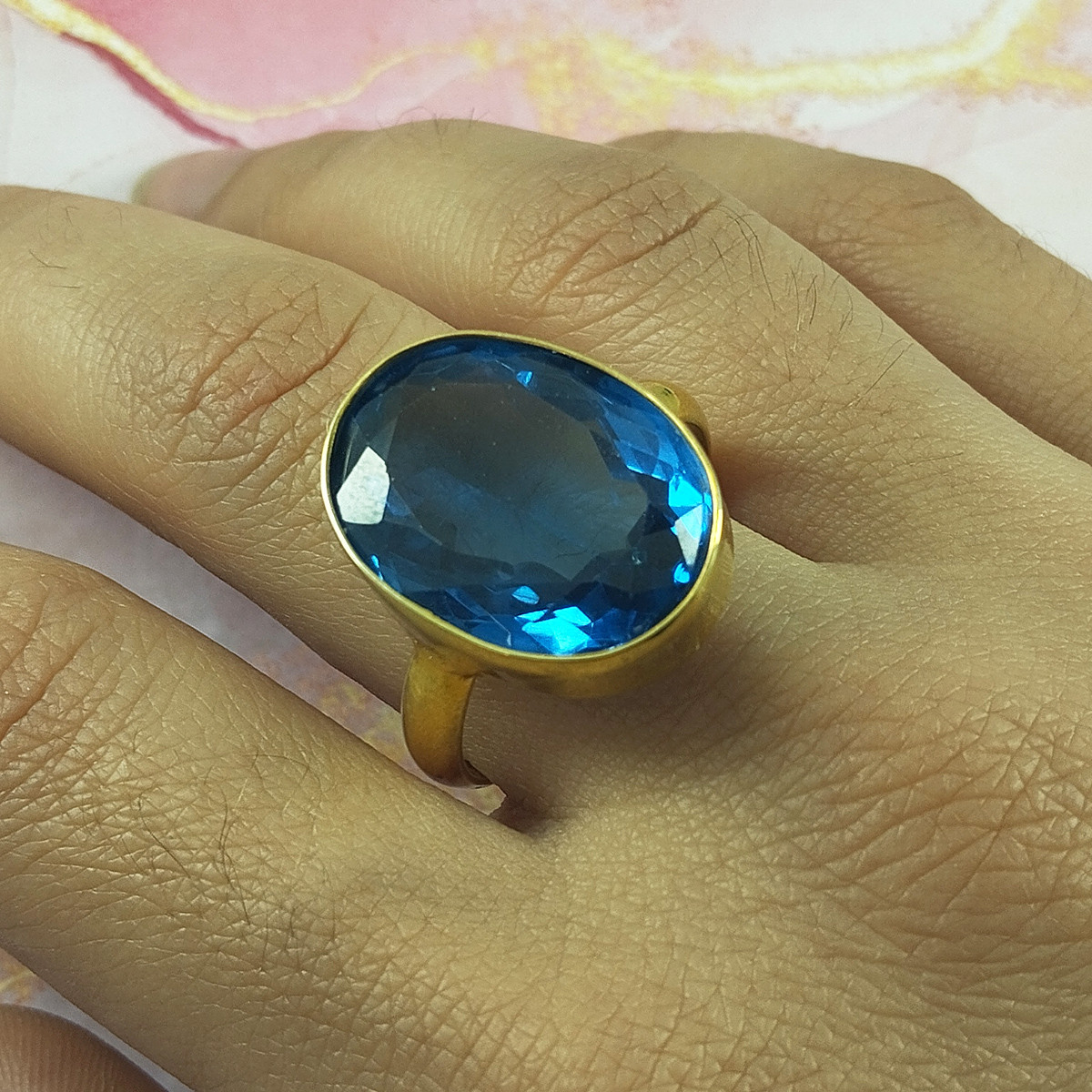 انگشتر نقره زنانه سلین کالا مدل توپاز کد 169