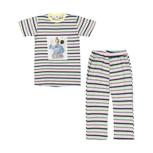 ست تی شرت و شلوار دخترانه کیکی رایکی مدل KBB06358-003