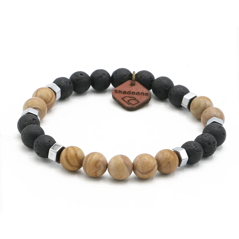 دستبند مردانه گالری شادونه مدل Sh-147-OWs