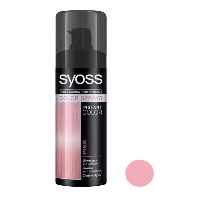 اسپری رنگ مو سایوس مدل INSTANT حجم 110 میلی لیتر رنگ صورتی اسپری رنگ مو سایوس مدل INSTANT حجم 110 میلی لیتر رنگ صورتی