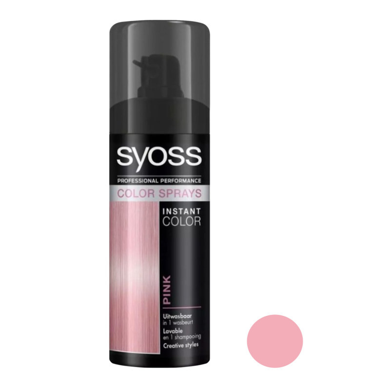 اسپری رنگ مو سایوس مدل INSTANT حجم 110 میلی لیتر رنگ صورتی اسپری رنگ مو سایوس مدل INSTANT حجم 110 میلی لیتر رنگ صورتی