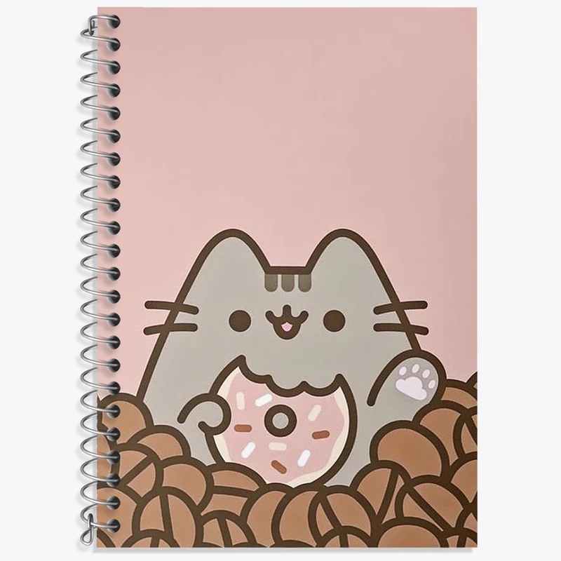 دفتر لغت 50 برگ خندالو طرح پوشین گربه بامزه کد N2046