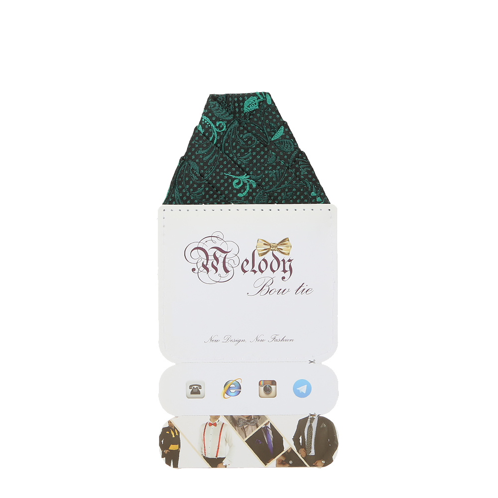 دستمال جیب مردانه ملودی مدل PS5107MSEgrn