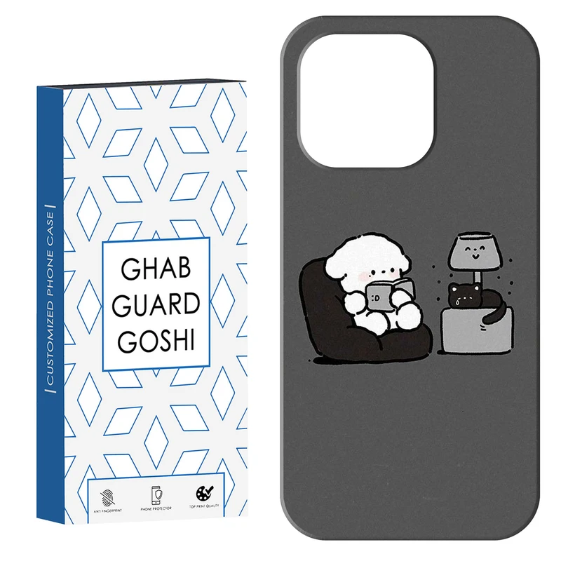 کاور قاب گارد گوشی طرح خرسو گربه کد Dimo-849 مناسب برای گوشی موبایل اپل  IPHONE 16 PRO MAX   