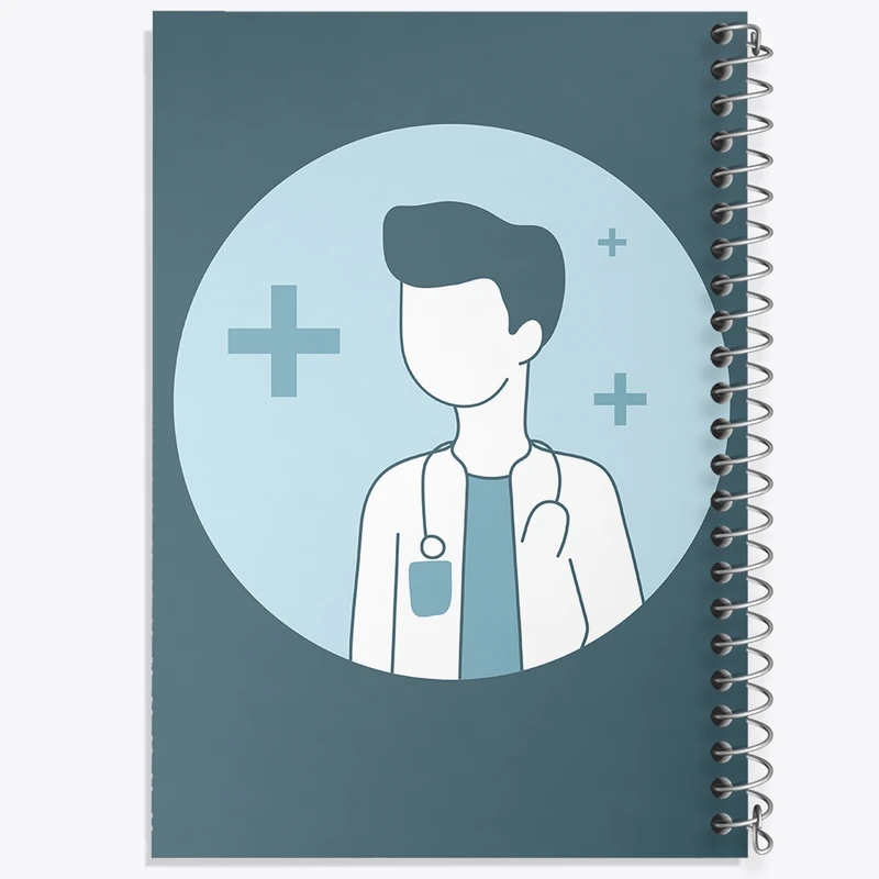 دفتر شطرنجی 50 برگ خندالو مدل دکتر کد F2789