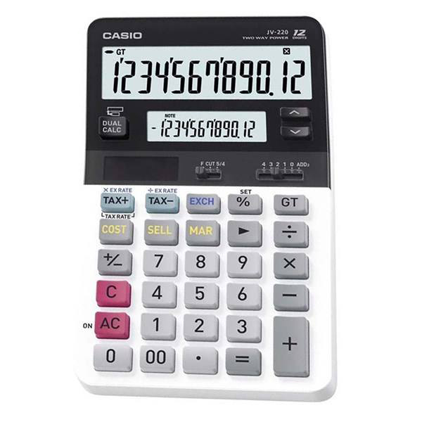 ماشین حساب کاسیو مدل JV-220