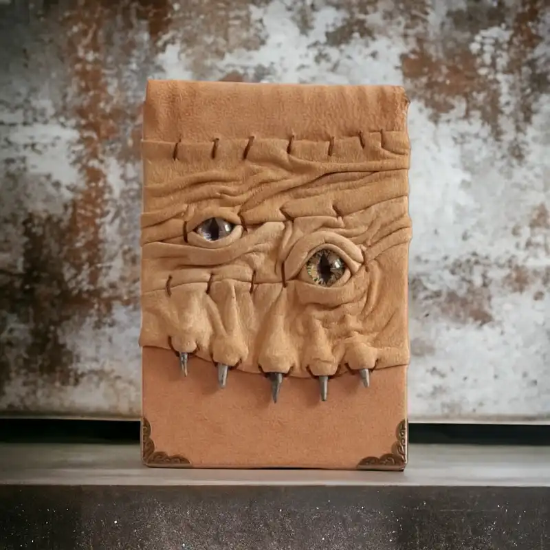 دفترچه یادداشت مدل چرمی طرح دراگون کد 20