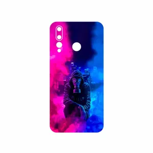 MAHOOT Smoke Rainbow Digital Art 2 Cover Sticker for Huawei Nova 4