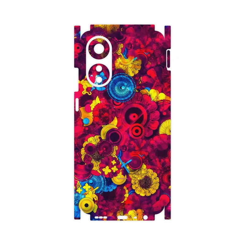 برچسب پوششی ماهوت مدل Vector Flower Garden Digital Art-FullSkin مناسب برای گوشی موبایل اپو A78 4G