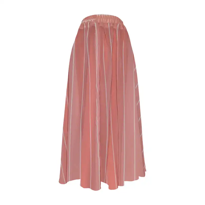 دامن کلوش زنانه مدل H46 رنگ گلبهی