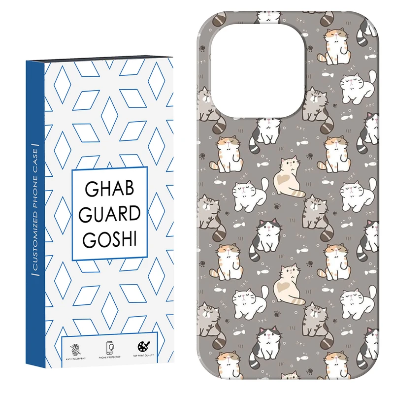کاور قاب گارد گوشی طرح گربه کد Dimo-403 مناسب برای گوشی موبایل اپل  IPHONE 16 PRO MAX   