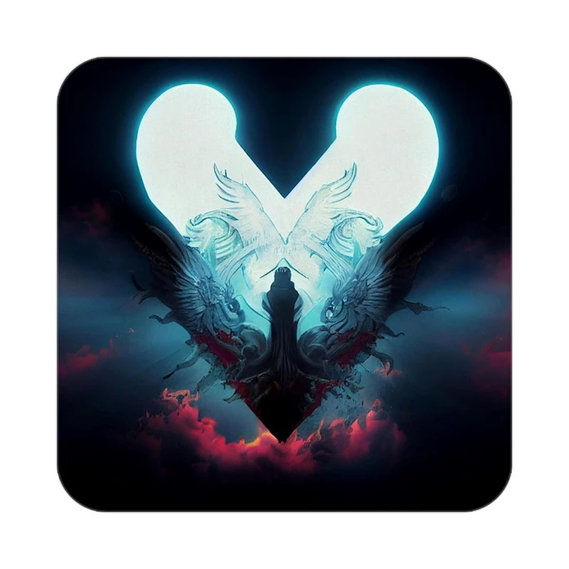 زیر لیوانی کاکتی مدل عاشقانه کد mp13667