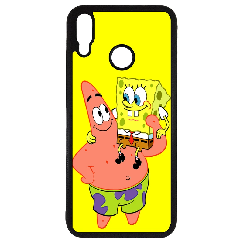 کاور طرح باب اسفنجی و پاتریک کد 1146 مناسب برای گوشی موبایل سامسونگ galaxy a20s