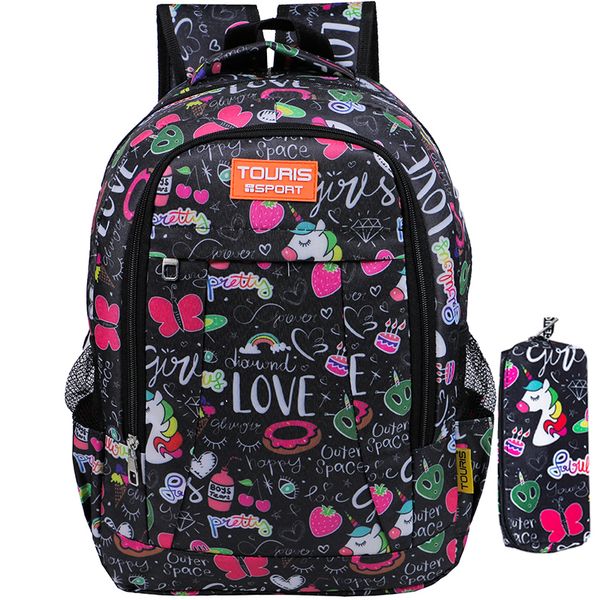 کوله پشتی مدرسه توریث مدل SPO-5400 به همراه جامدادی