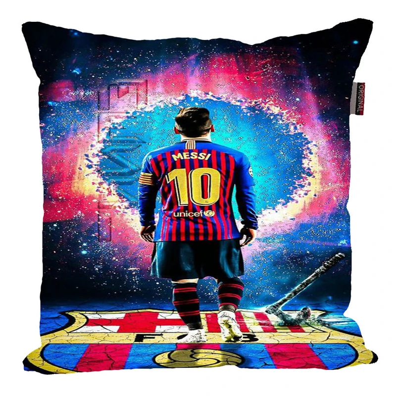 کوسن پاد آفرین مدل فوتبالی طرح مسی کد p448