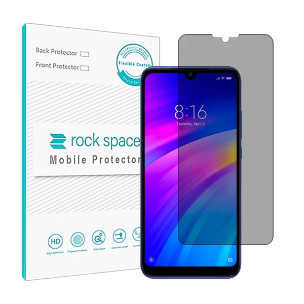محافظ صفحه نمایش حریم شخصی راک اسپیس مدل HyPRV مناسب برای گوشی موبایل شیائومی Redmi Note 7