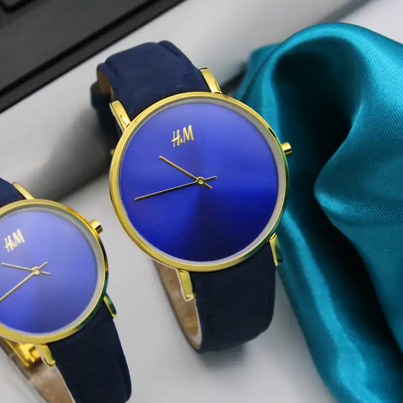 ست ساعت مچی عقربه ای زنانه و مردانه مدل 646