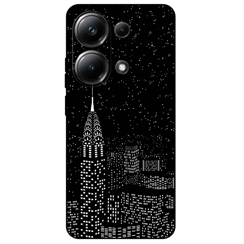 کاور مگافون طرح نیویورک مدل 7768 مناسب برای گوشی موبایل شیائومی Poco M6 Pro