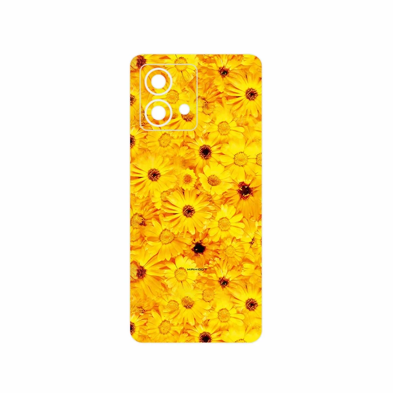 برچسب پوششی ماهوت مدل Yellow_Flower مناسب برای گوشی موبایل موتورولا Moto G84