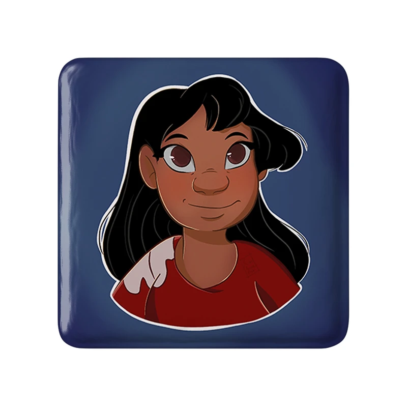 مگنت خندالو طرح لیلو (Lilo) مدل مربعی کد 37183