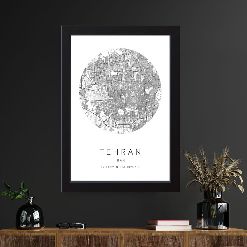 تابلو مدل تهران Tehran کدm2582-w