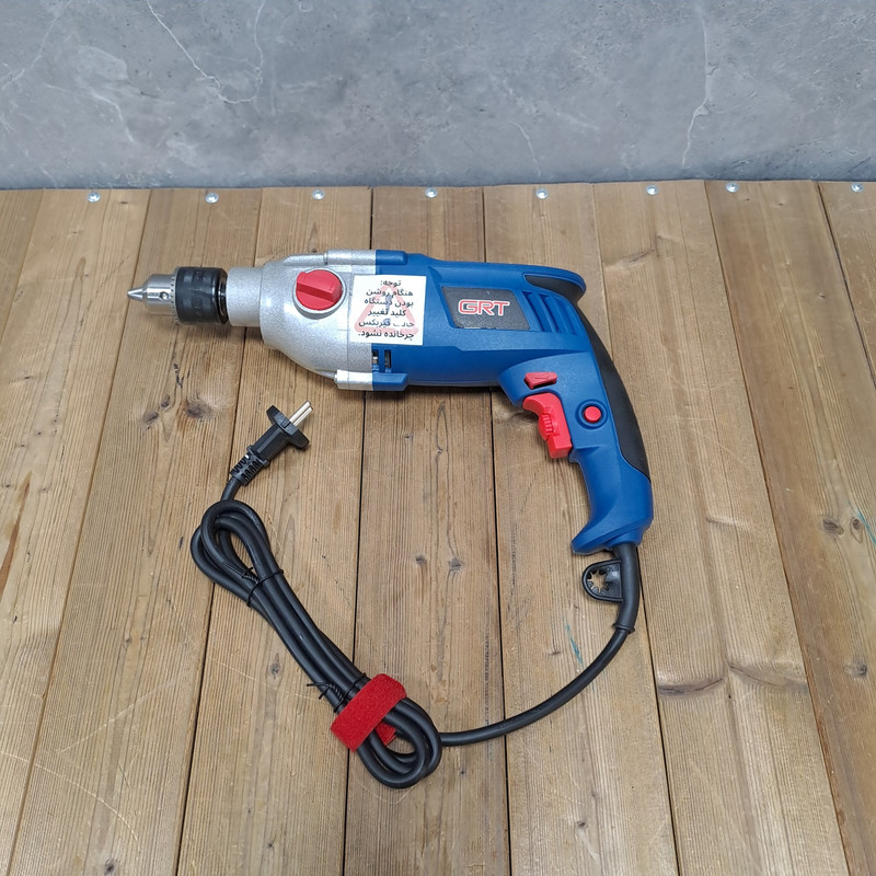 دریل چکشی صنعتی گیربکسی جی آر تی مدل 1050W