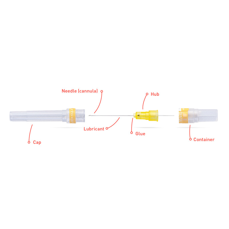 سرسوزن دندانپزشکی سها مدل 27S بسته 100 عددی