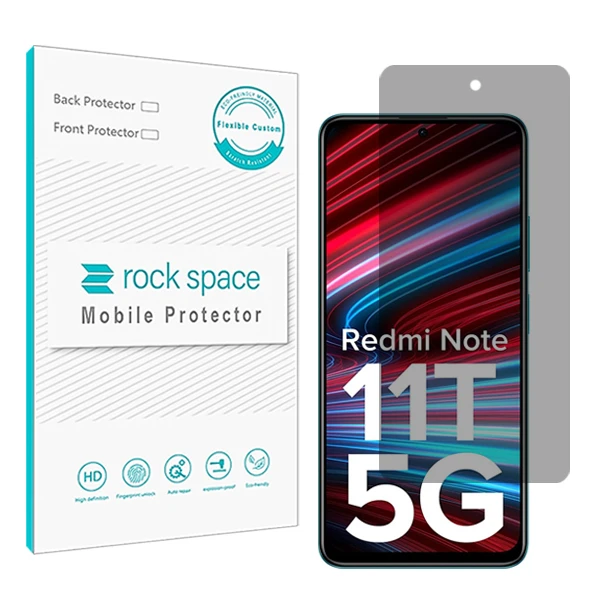 محافظ صفحه نمایش حریم شخصی راک اسپیس مدل HyPRV مناسب برای گوشی موبایل شیائومی Redmi Note 11T Pro 