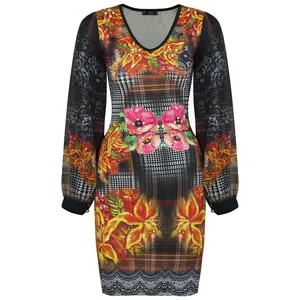 پیراهن زنانه مدل آستین پفی