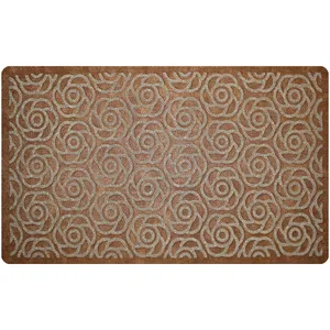   پادری طرح گل رز مدل ورودی کد M4-810 سایز 46×76 سانتی متر 