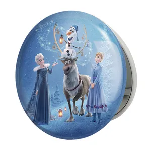 آینه جیبی خندالو طرح فروزن السا و آنا مدل تاشو کد 24773 