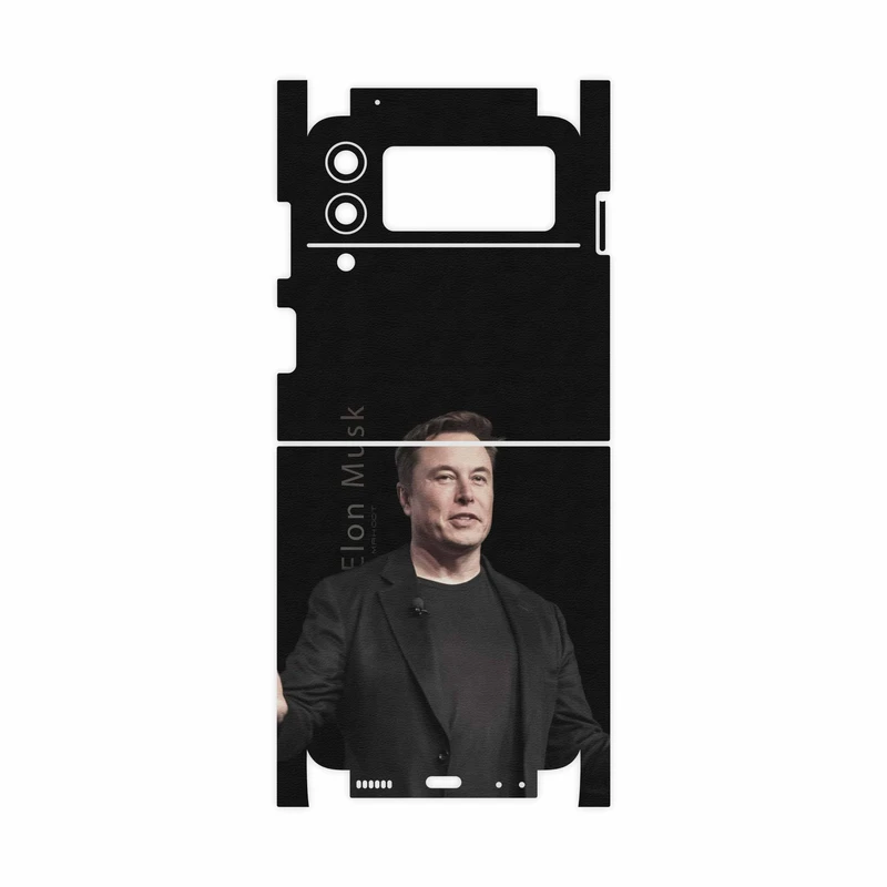 برچسب پوششی ماهوت مدل Elon-Musk-FullSkin مناسب برای گوشی موبایل سامسونگ Galaxy Z Flip3 5G