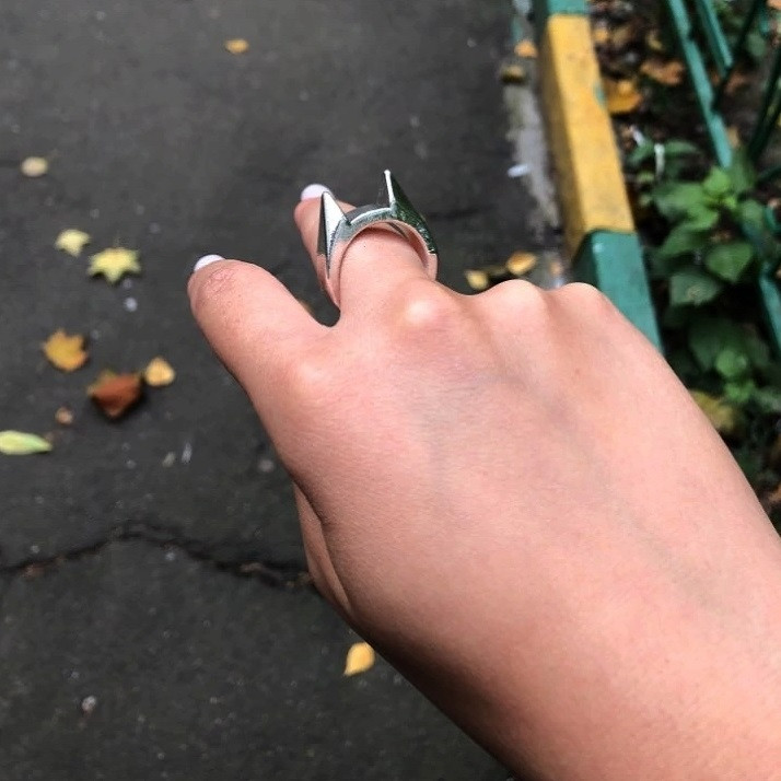 انگشتر مدل گوش گربه ای