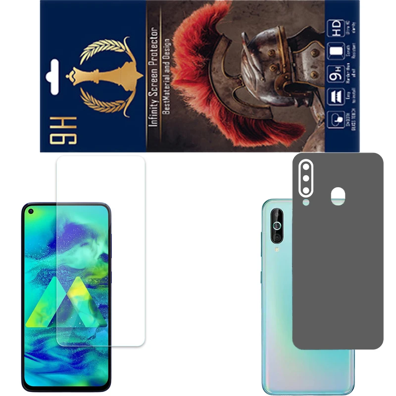 محافظ صفحه نمایش اینفینیتی مدل PRO مناسب برای گوشی موبایل سامسونگ GALAXY M40 به همراه برچسب پوششی 