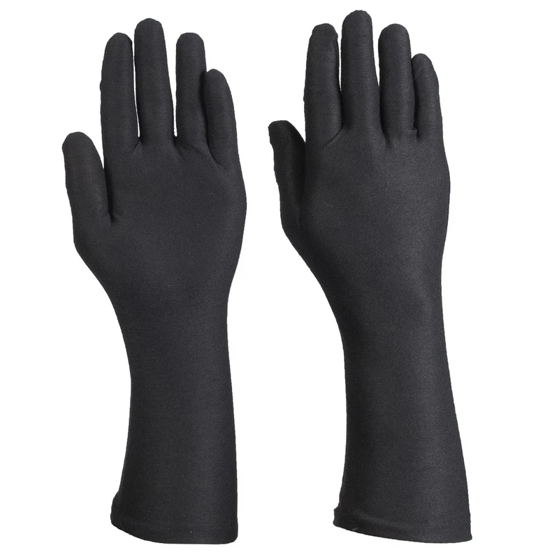 عکس شماره 3 : دستکش پرنیا سیلین مدل نخی ساق بلند