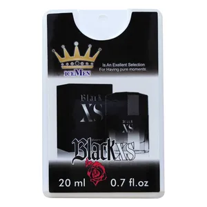 عطر جیبی زنانه آیس من مدل Black XS حجم 20 میلی لیتر