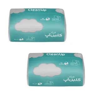 دستمال کاغذی 250 برگ کلین آپ مدل ابر بسته 2 عددی