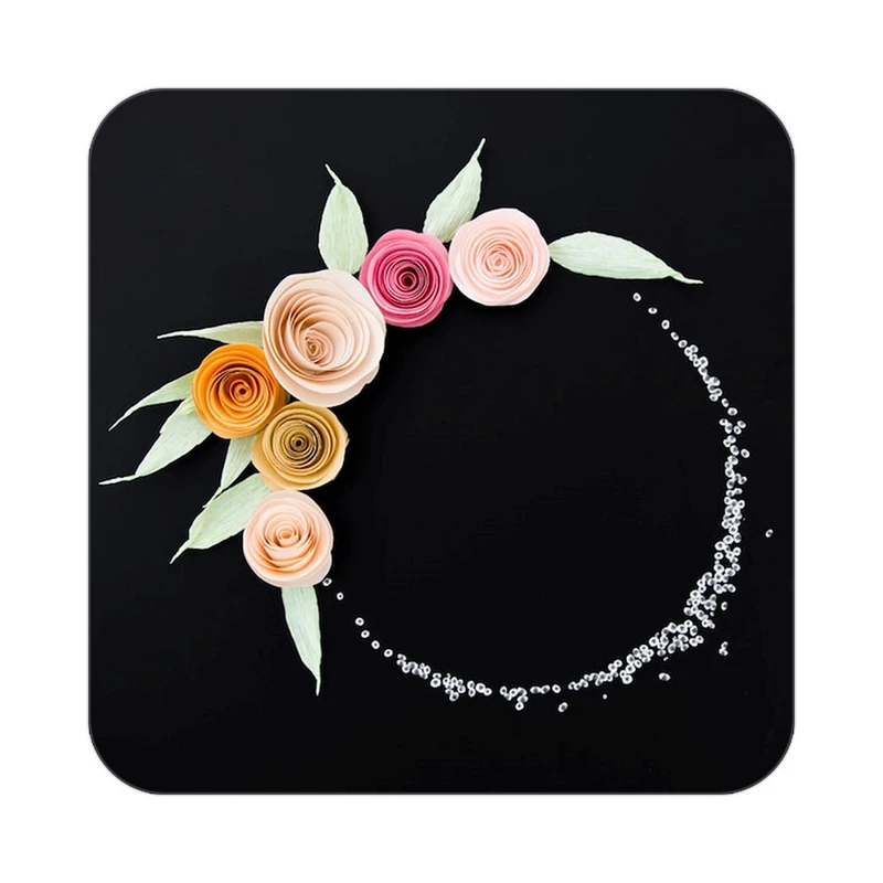 زیر لیوانی کاکتی طرح گل مدل mp19218