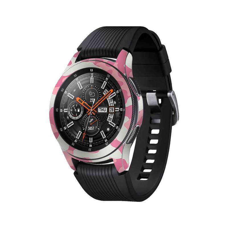 برچسب ماهوت طرح Army-Pink مناسب برای ساعت هوشمند سامسونگ Galaxy Watch 46mm