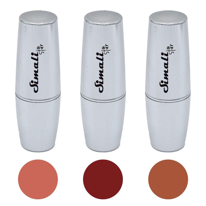 رژ لب جامد سیمالی استار کد 01 بسته 3 عددی