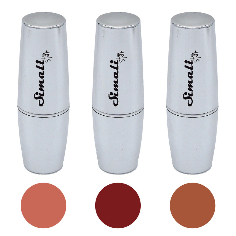 رژ لب جامد سیمالی استار کد 01 بسته 3 عددی