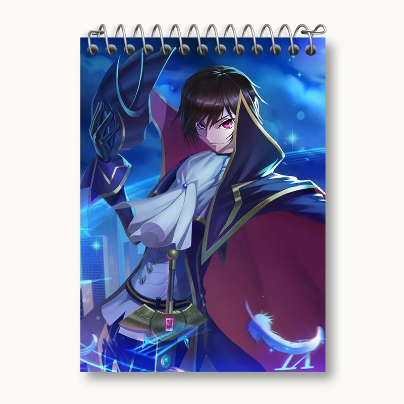 دفتر یادداشت 50 برگ خندالو مدل لولوش وی بریتانیا انیمه کد گیاس Code Geass کد 13079