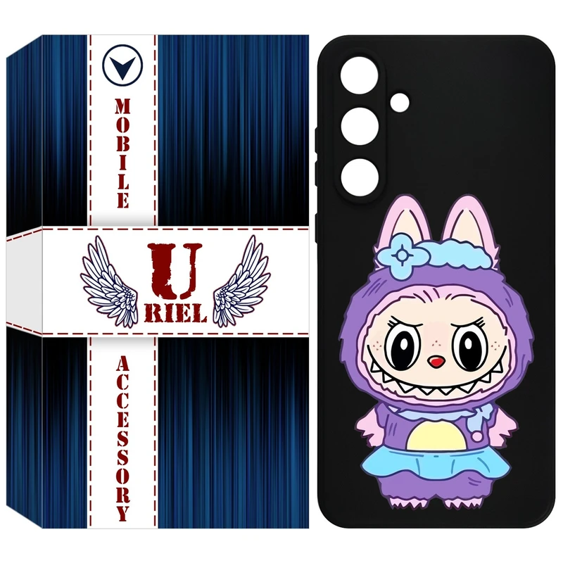 کاور یوریل قاب مدل KSH کد 141 طرح عروسک لبوبو مناسب برای گوشی موبایل سامسونگ Galaxy A35