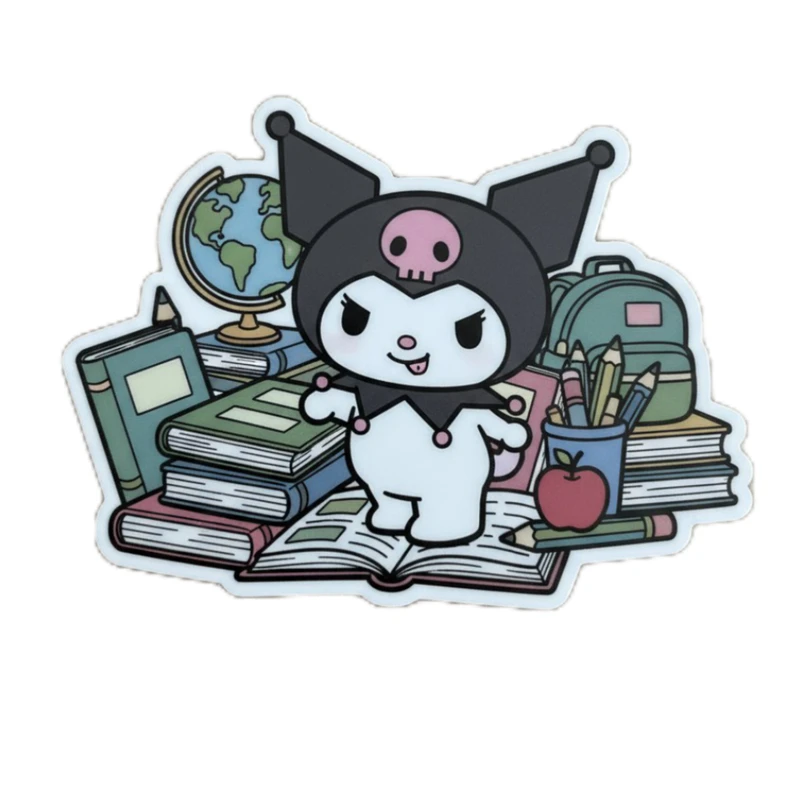 استیکر پارچه و لباس پاد آفرین مدل کارتونی کورومی مدرسه کد 1152