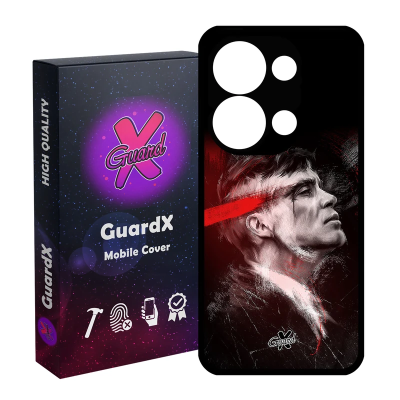 کاور گارد ایکس طرح Peaky Blinders مدل Glass10398 مناسب برای گوشی موبایل شیائومی Redmi Note 13 Pro 4G / Poco M6 Pro 4G