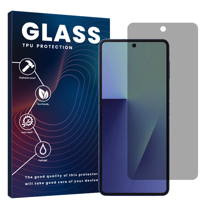 محافظ صفحه نمایش حریم شخصی گلس مدل Resistant مناسب برای گوشی موبایل سامسونگ Galaxy Z Flip7